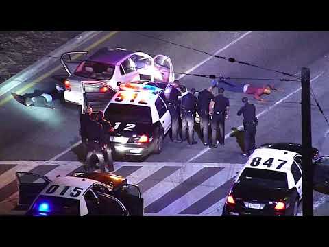 7/31/17: Car Chase South Los Angeles - Unedited