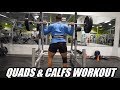 QUADS & CALFS WORKOUT! GAINS GUARANTEED!