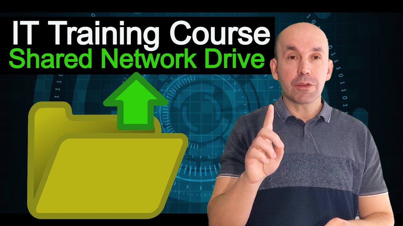 Network Share Drive Configuration, Windows Server File Sharing Training Free Course #helpdesk