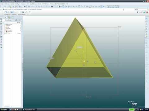 Creo Elements/Pro; Pro/E WF5: Basic Geometry Tutorial - Part 1 of 2