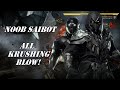 MORTAL KOMBAT 11 NOOB SAIBOT ALL KRUSHING BLOW!