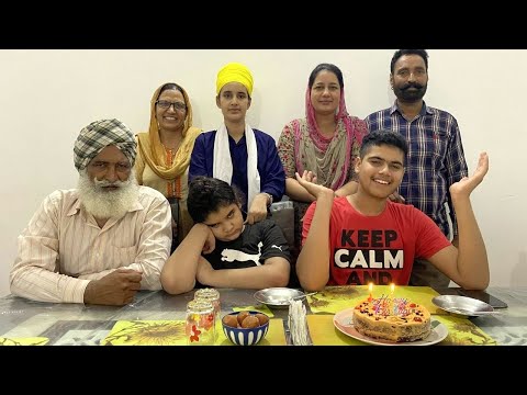 Manraj Da Birthday | Main Ghare Banaya Cake | Rajdeep Sad😔 Manraj Happy😃 | Joint Family Celebration