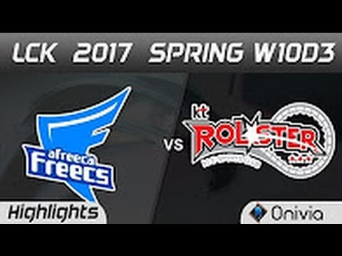 AFS vs KT Highlights Game 2 LCK Spring 2017 W10D3 Freeca Freecs vs KT Rolster