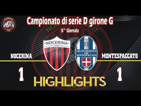 Nocerina - Montespaccato 1-1 | Serie D Group G Highlights (Matchday 8)