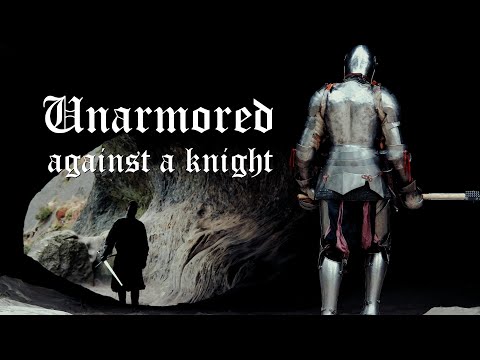 Unarmored fencing master vs fully armored knight | realistic, non-choreographed medieval combat