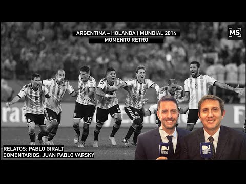 PENALES ARGENTINA - HOLANDA (RELATOS PABLO GIRALT) | Momento Sports