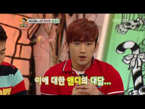 120430 Hello - Minwoo talk about Andy