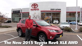 The New 2015 Toyota Rav4 XLE AWD Minneapolis St Paul Golden Valley Brooklyn Park MN Walk Around