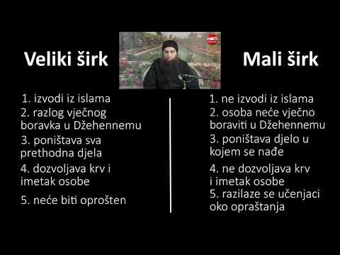 RAZLIKE IZMEĐU VELIKOG I MALOG ŠIRKA - Dr. Zijad Ljakić