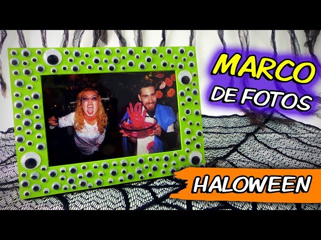 Vídeo relacionado con Halloween Decoración, Marcos de fotos 3D Cambiantes de Cara para Halloween, Marcos de Retratos Cambiantes de la expresión de rostro en movimiento (3 Pcs pequeños,26 * 38cm)