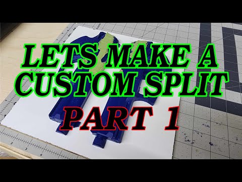 Making a Vac Split Mold In house from a Blue Gun!