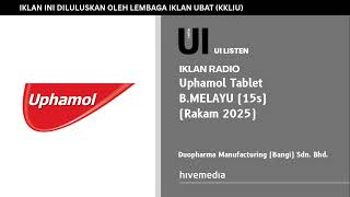 Download lagu Iklan Radio - Uphamol Tablet (B.Melayu | 15s | Rakam 2025) mp3