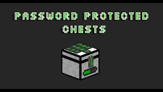 Password chest (Minecraft datapack)