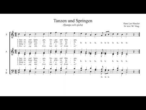 Tanzen und Springen - Tenor