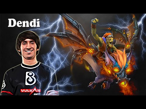 Dendi - Batrider Midlane | Dota 2 7.28c Gameplay