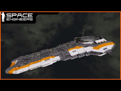 Space Engineers ship showcase - Federal Corvette (Heavily Inspired)