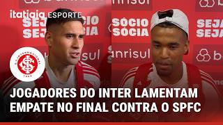 ALERRANDRO E VILLAGRA ANALISAM EMPATE DO INTERNACIONAL DIANTE DO SÃO PAULO