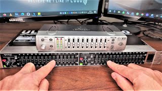 Video thumbnail for Best Equalizer Interface Behringer Mini FBQ and Behringer FBQ1502HD Ultragraph Pro Review by Shak's Hacks