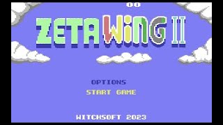 Best Commodore 64 Games - Zeta Wing II (2023 Witchsoft)