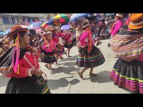 Pasacalle de Comparsa,los Abuelos de Quinua -Ayacucho, en Apu Tusuy -Abancay -Apurimac 