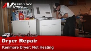 Kenmore Dryer Repair - Not Heating - Gas Coils