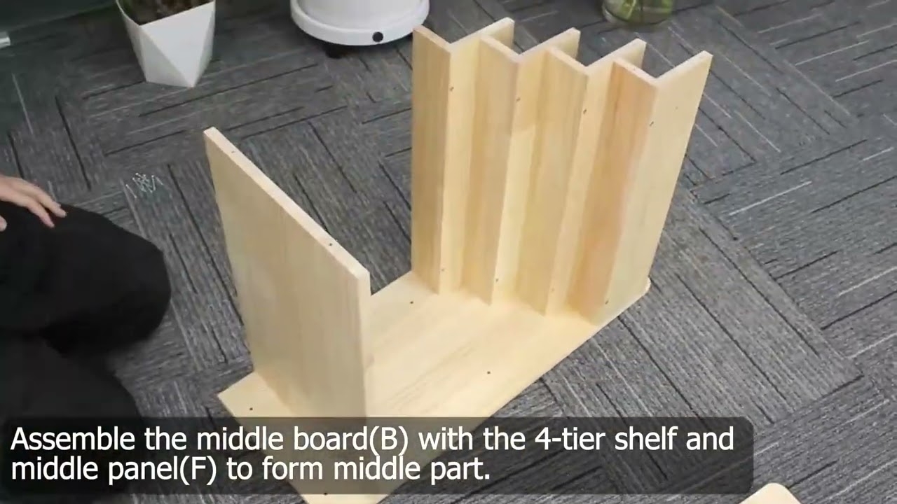 How to Assemble SpaceAid 6-in-1 Bookshelf Storage Rack