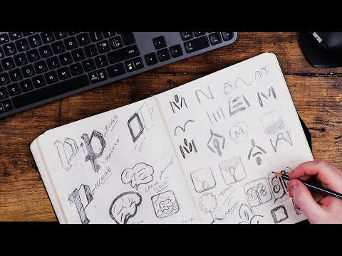How To Sketch Logo Design Ideas (Professionally) 🚀