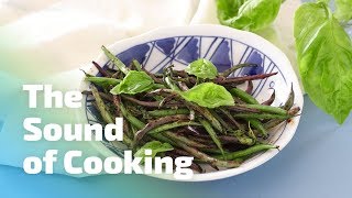 Sautéed Green Beans with Basil // The Sound of Cooking Video // How to Make Asian Green Beans