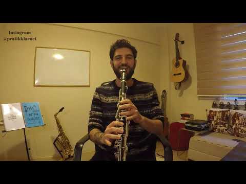 Pratik Klarnet - Sol Klarnet'te 2. Oktav