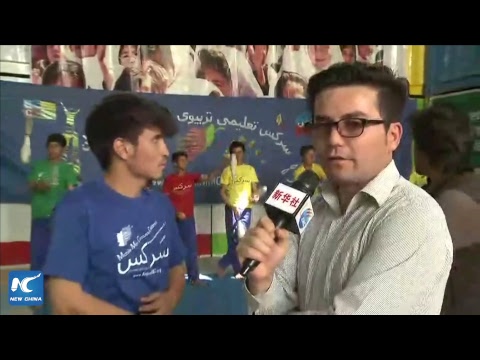 War and hope: Displaced Afghan children find joy in juggling