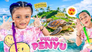Download lagu DANISA DAN KAK DINAR LIBURAN DI PULAU PENYU NAIK KAPAL DARI BALI. KETEMU BAYI PENYU LUCU😍 #trending  mp3