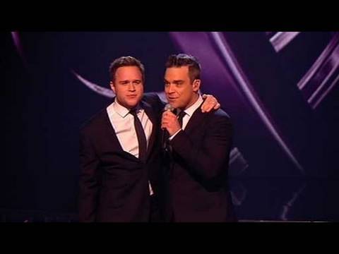 The X Factor 2009 - Olly & Robbie Williams: Angels - Live Show 10 (itv.com/xfactor)