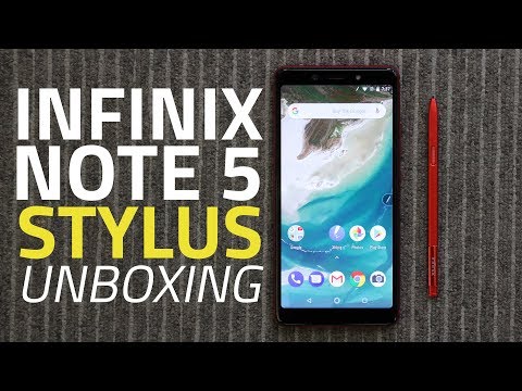 Infinix Note 5 Stylus Unboxing and First Look
