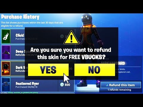 new how to refund any skin for free vbucks fortnite refund system - fortnite v bucks refund method ps4
