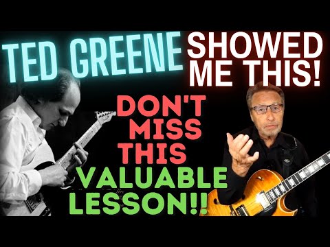 Ted Greene Showed Me This! | Don't Miss This Powerful & Valuable Jazz Guitar Chord Lesson |