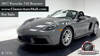 Video Thumbnail for 2017 Porsche 718 Boxster