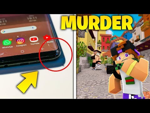 SAMSUNG GALAXY S8 ROTTO MENTRE GIOCO A MURDER - Minecraft ITA