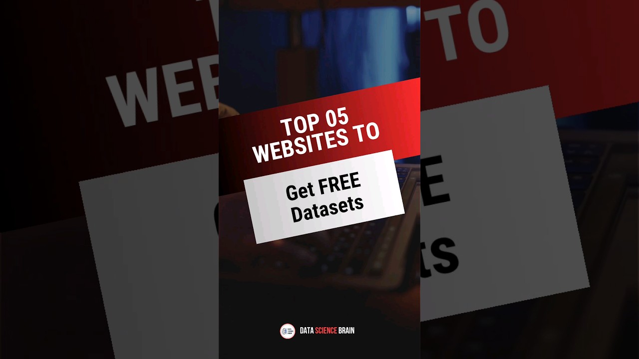 Top 05 Websites to get FREE Datasets #datasets #datascience #datascienceproject #shorts #ai #python