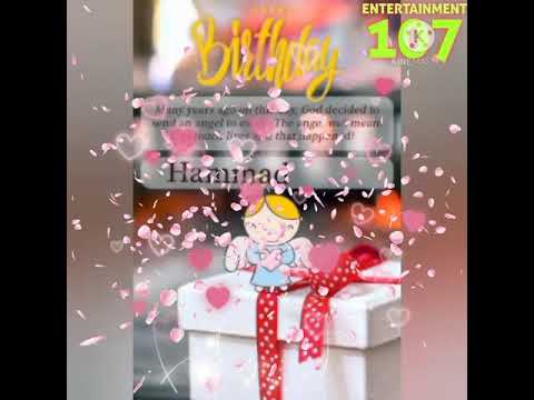 Happy Birthday🎂 Hammad