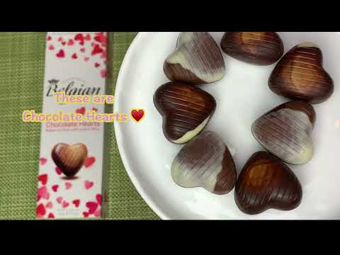 🏬Trader Joe's❤️Heart Chocolates💖Belgian🍫Belgium🇧🇪 Praline Chocolate🍫Valentine's Day