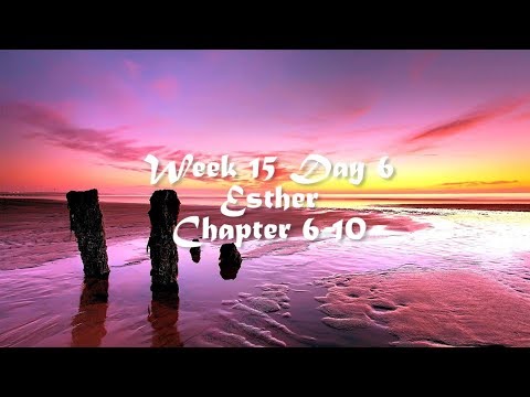Audio Bible Reading Plan - Week 15 Day 6 (Esther 6-10)