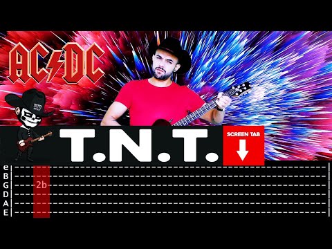 【AC/DC】[ T.N.T. ] cover by Masuka | LESSON | GUITAR TAB