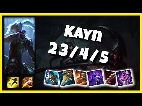 Kayn vs Kindred BR Challenger JUNGLE (23/4/5) - v10.24