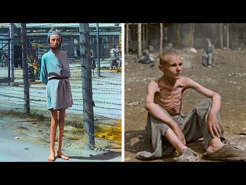NIGDY WCZEŚNIEJ NIEWIDZIANE Filmy z Auschwitz (W Pełnym Kolorze)