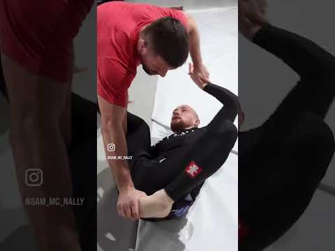 Sam Mc Nally working the leg across sweep