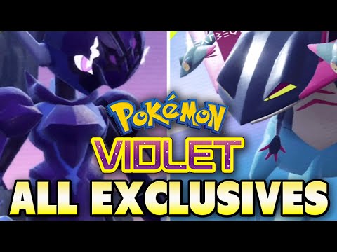 All 23 Pokemon VIOLET EXCLUSIVES & Where To Find Them EASY!