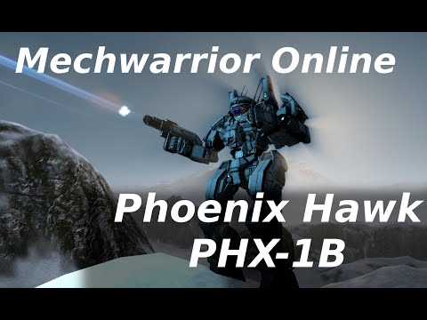 MWO - Phoenix Hawk - PHX-1B - Mechwarrior Online 2021 - deutsch/german
