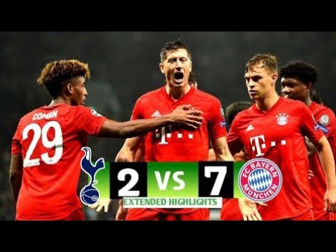 Tottenham vs Bayern Munchen 2-7 Highlights & Goals - Champions League 2019-2020