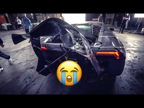 LAMBORGHINI CRASHES IN JAKE PAUL MUSIC VIDEO RANDY SAVAGE! * DESTROYED * Video