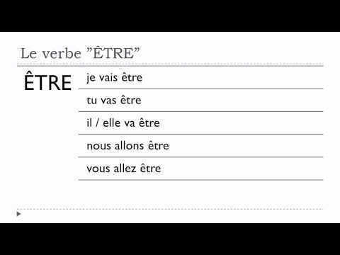 FRENCH WITH VINCENT # VERB ÊTRE = Futur proche